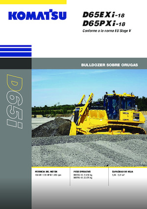 Buldozere pe șenile Komatsu D65PXi-18E0