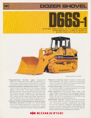Buldozere pe șenile Komatsu D66S-1