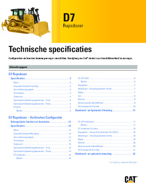 Buldozere pe șenile Caterpillar D7 LGP