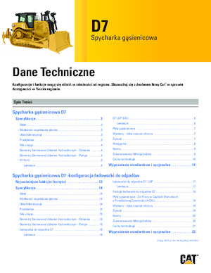 Buldozere pe șenile Caterpillar D7 LGP