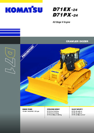 Buldozere pe șenile Komatsu D71PX-24E0