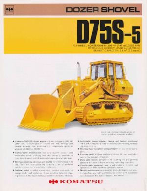 Buldozere pe șenile Komatsu D75S-5