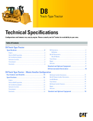 Buldozere pe șenile Caterpillar D8