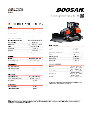 Buldozere pe șenile Doosan DD100