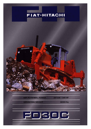 Buldozere pe șenile Fiat-Hitachi FD 30 C