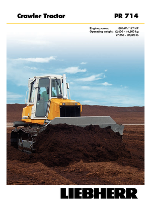 Buldozere pe șenile Liebherr PR 714 XL