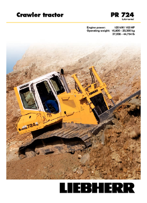 Buldozere pe șenile Liebherr PR 724 XL