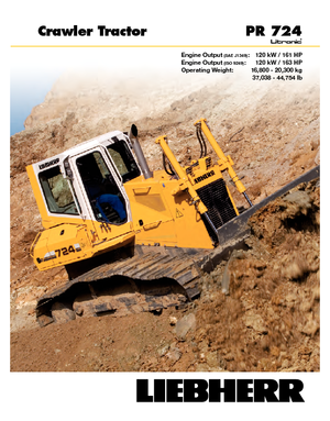 Buldozere pe șenile Liebherr PR 724 XL