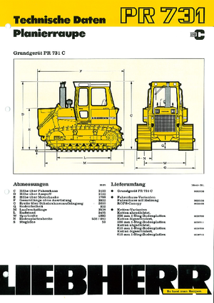 Buldozere pe șenile Liebherr PR 731 C-M