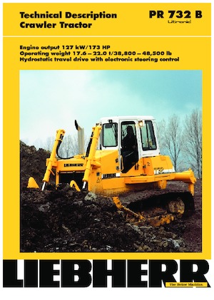 Buldozere pe șenile Liebherr PR 732 B Litr.