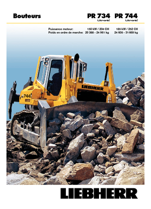 Buldozere pe șenile Liebherr PR 734 L