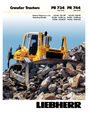 Buldozere pe șenile Liebherr PR 734 L