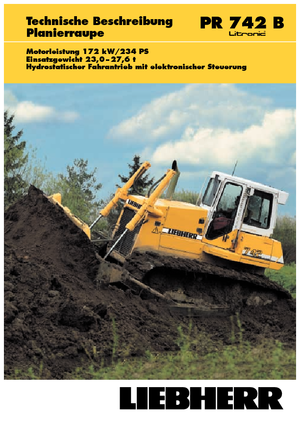 Buldozere pe șenile Liebherr PR 742 B Litr.