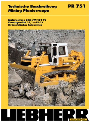 Buldozere pe șenile Liebherr PR 751