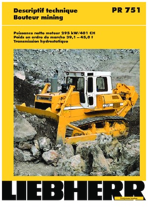 Buldozere pe șenile Liebherr PR 751