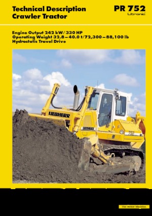 Buldozere pe șenile Liebherr PR 752