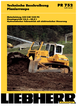 Buldozere pe șenile Liebherr PR 752