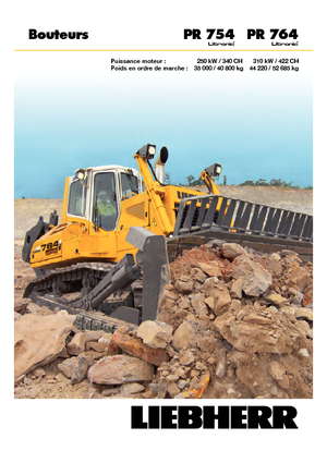 Buldozere pe șenile Liebherr PR 764