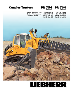 Buldozere pe șenile Liebherr PR 764