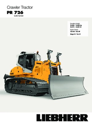 Buldozere pe șenile Liebherr PR 726 XL