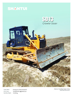 Buldozere pe șenile Shantui SD13