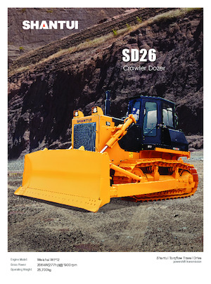 Buldozere pe șenile Shantui SD26 