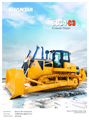 Buldozere pe șenile Shantui SD34-C3 DS 
