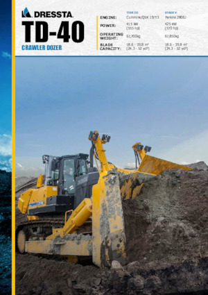 Buldozere pe șenile Dressta TD 40E Extra 