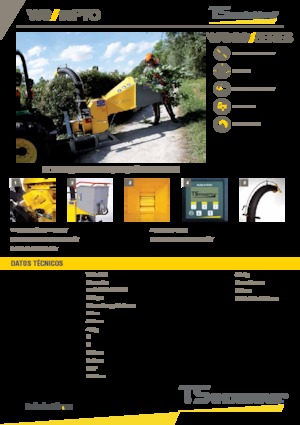 Tocătoare de lemn TS-Industrie 10 PTO