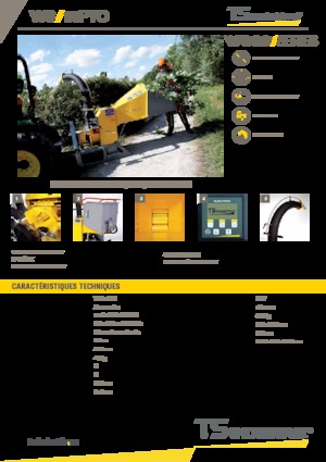 Tocătoare de lemn TS-Industrie 10 PTO