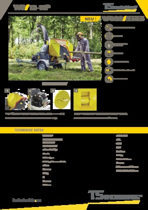 Tocătoare de lemn TS-Industrie 12-19 P