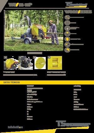 Tocătoare de lemn TS-Industrie 12-19 P