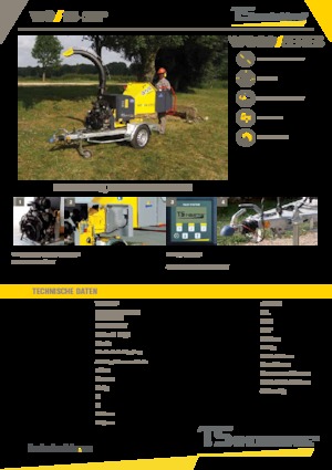 Tocătoare de lemn TS-Industrie 15-27 P