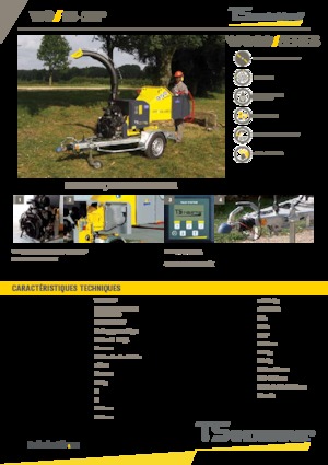 Tocătoare de lemn TS-Industrie 15-27 P
