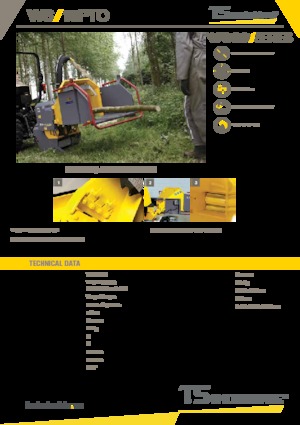 Tocătoare de lemn TS-Industrie 15 PTO