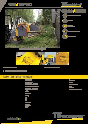 Tocătoare de lemn TS-Industrie 15 PTO