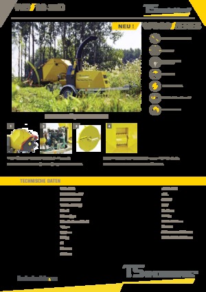 Tocătoare de lemn TS-Industrie 16-35 D