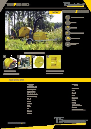 Tocătoare de lemn TS-Industrie 16-35 D