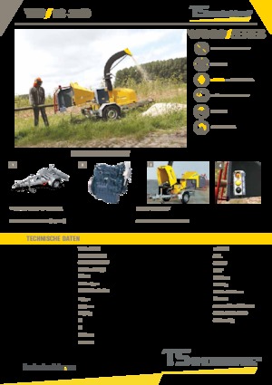 Tocătoare de lemn TS-Industrie 18-35 D