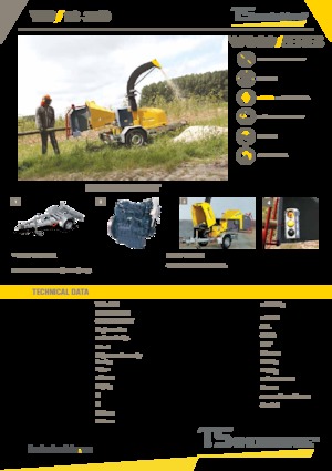 Tocătoare de lemn TS-Industrie 18-35 D