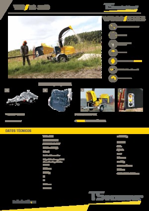 Tocătoare de lemn TS-Industrie 18-35 D