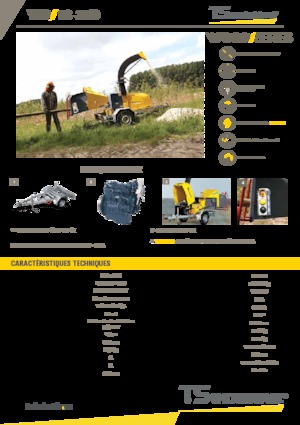 Tocătoare de lemn TS-Industrie 18-35 D