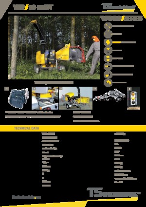 Tocătoare de lemn TS-Industrie 18-35 DT
