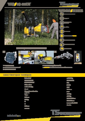 Tocătoare de lemn TS-Industrie 18-35 DT