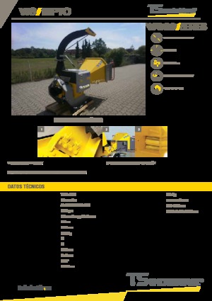 Tocătoare de lemn TS-Industrie 18 PTO