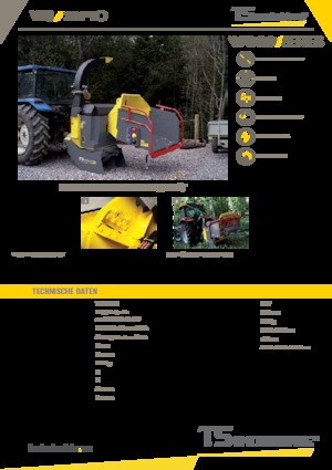 Tocătoare de lemn TS-Industrie 20 PTO