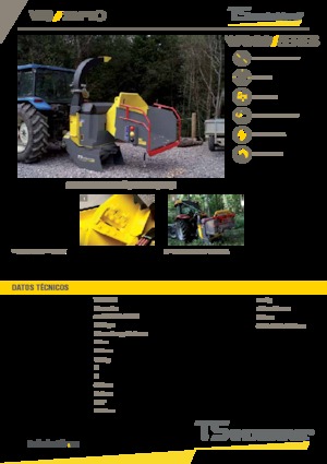 Tocătoare de lemn TS-Industrie 20 PTO