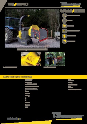 Tocătoare de lemn TS-Industrie 20 PTO