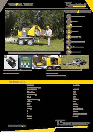 Tocătoare de lemn TS-Industrie 23-75 DT