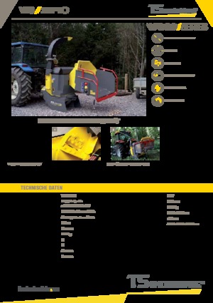 Tocătoare de lemn TS-Industrie 23 PTO